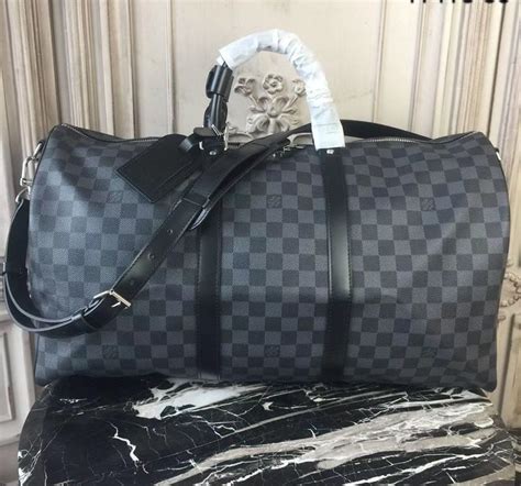 louis vuitton keepall flowers|Keepall Bandoulière 50 Damier Graphite Canvas .